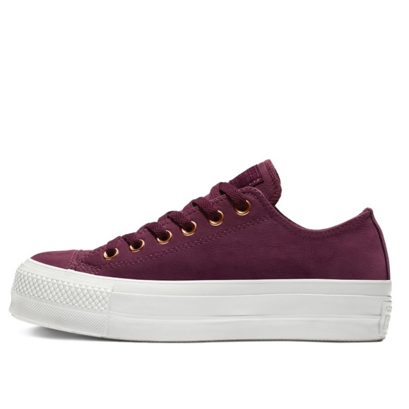 converse chuck taylor all star nubuck lift low top